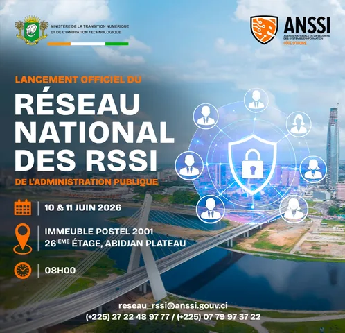 Atelier de lancement du réseau national des RSSI de l’administration publique