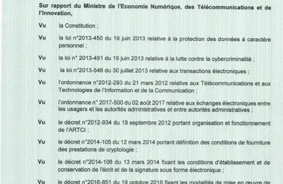 DÉCRET 2021-917 DU 22 DÉCEMBRE 2021 PROCÉDURES D'AUDIT CONTROLE ET CERTIFICATION SYSTÈME D'INFO