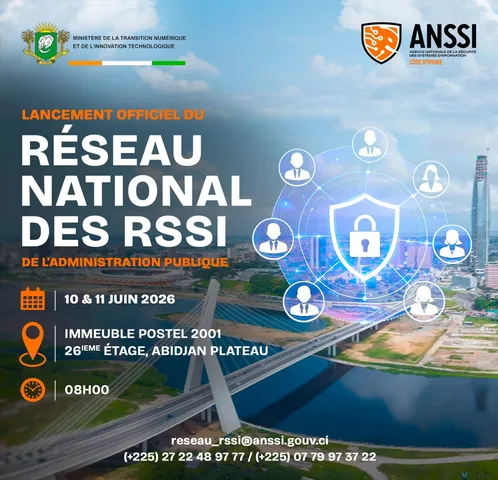 Atelier de lancement du réseau national des RSSI de l’administration publique